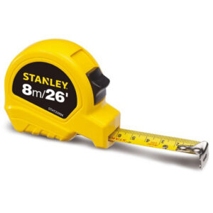 STANLEY GLOBAL SHORT TAPE 8M/26' X 25MM