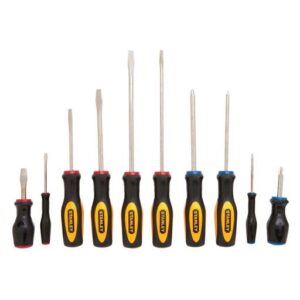 STANLEY STANDARD FLUTED SCREW DRIVER SET 10 PCS