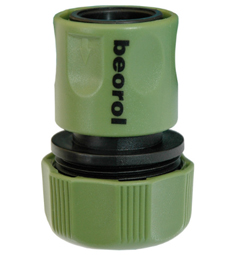 BEOROL PLASTIC HOSE QUICK CONNECTOR 5/8" 3/4" WATERSTOP