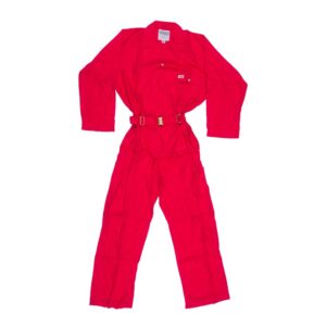 UKEN COVERALL100%COTTON RED XXXL