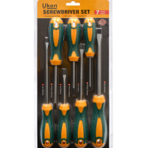 FLAT SCREW DRIVER SET 7PCS UKEN