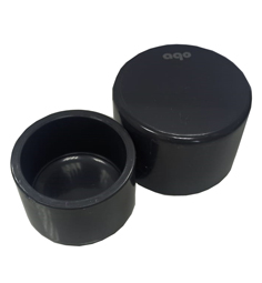 AQO PVC HP END CAP 1"