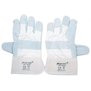 COOPERWELD GLOVES LEATHER GREY / WHITE