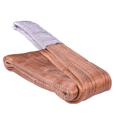 SAFEPLUS LIFTING BELT 6 TON X 4 MTR DOUBLE PALM - BROWN