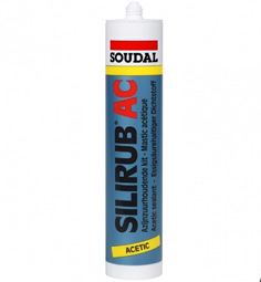 SOUDAL SILIRUB AC+ CLEAR 280ML