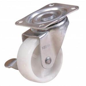 UKEN CASTER WHEEL- NYLON SWIVEL WITH BRAKE