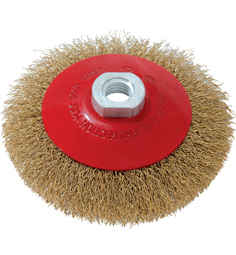 BEOROL CIRCULAR BRUSH BRASS WIRE 115MM S