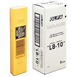 OLFA KNIFE BLADE LB10(10PCS)
