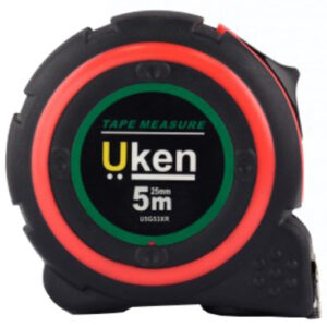 UKEN MEASURING TAPE 5 MTR (25MM) RUBBER