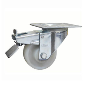 UKEN CASTER WHEEL NYLON 3" SWIVEL W/BRAKE