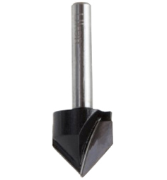 UKEN ROUTER BIT V GROOVING 6MMX12.7X12.7 (S X D X BL)