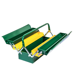 UKEN TOOL BOX 5 TRAY 21" W/SINGLE HANDLE