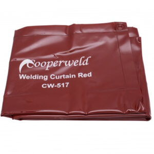 COOPERWELD WELDING CURTAIN RED 6X6