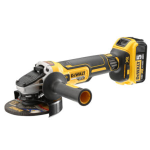 DEWALT 18V, 4.5/5IN BRUSHLESS ANGLE GRINDER 5AH/220V