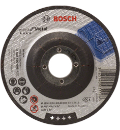 BOSCH CUTTING DISC STEEL 4.5" #2608600005