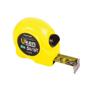 UKEN MEASURING TAPE 5 MTR (25MM) YELLOW