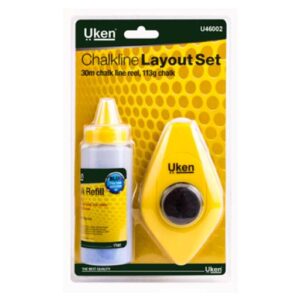 UKEN CHALK LINE REEL SET