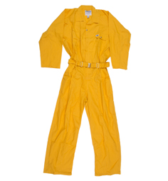 UKEN COVERALL POLYSTER 65% / COTTON 35% - YELLOW COLOR-XXXL