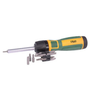 UKEN RATCHET SCREWDRIVER SET HEAVY DUTY