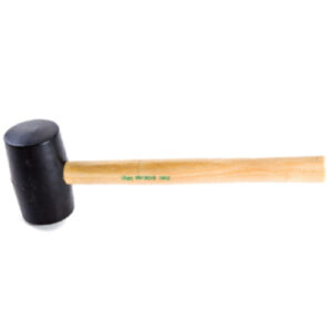 UKEN RUBBER HAMMER 16 OZ WOOD HANDLE