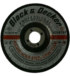 BLACK & DECKER CUTTING DISC STEEL 4"