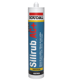 SOUDAL SILIRUB AC+ BLACK 280ML