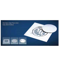 SS JALLY CLEAN OUT 8" X 8" SUNDEX