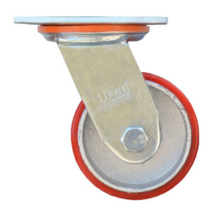 CASTER WHEEL PU 6" SWIVEL H/D-UKEN