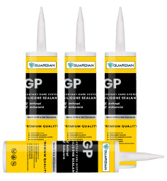 GUARDIAN ONE COMPONENT GP MOISTURE CURING SILICONE SEALANT WHITE