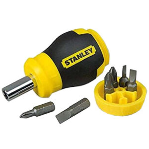 STANLEY MULTIBIT STUBBY SCREW DRIVER SET