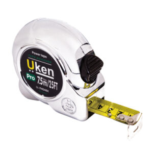 UKEN MEASURING TAPE 7.5MTR (25MM) CHROME