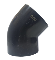 AQO PVC HP ELBOW 3" 45¬∞