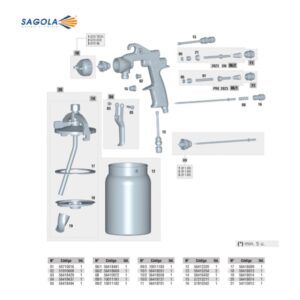 SAGOLA S/GUN 4100 GTO 1.8 (SUCTION)