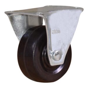 UKEN CASTER WHEEL RUBBER 1.5" FIXED