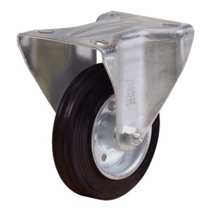 UKEN CASTER WHEEL RUBBER 3" FIXED