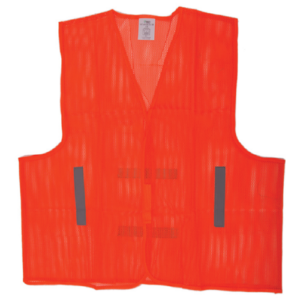 UKEN SAFETY JACKET ORANGE MESH TYPE SMALL